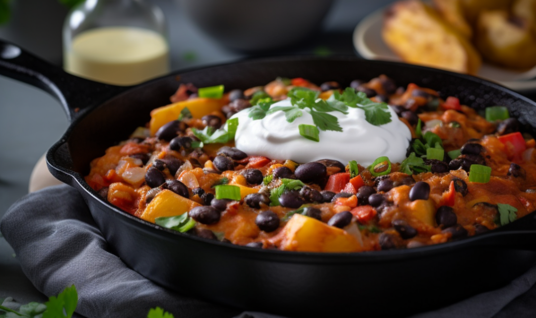 Süßkartoffel-Bohnen-Pfanne | Oviva Deutschland