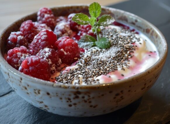 Healthy yoghurt bowl